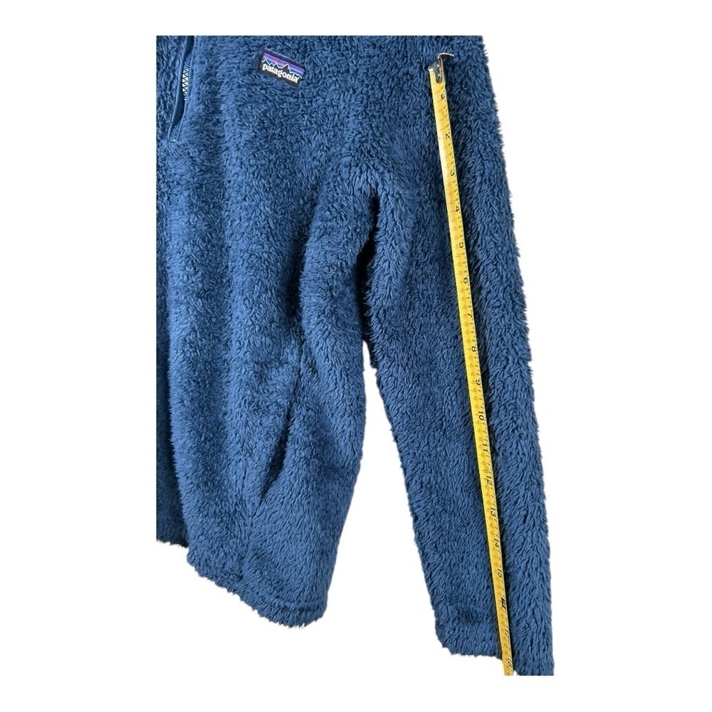 Patagonia Los Gatos Fleece 1/4 Zip Pullover Sweater Jacket Blue Girls Size L 12. - Picture 7 of 8